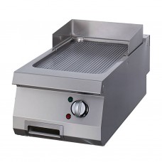 Grill frytop profesional electric cu suprafata striata cromata Maxima 70x40